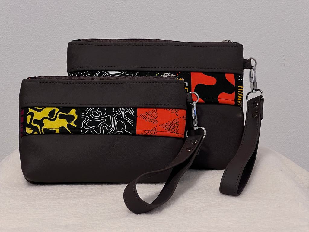 NyoNyo Afrocentric Leather Pochette