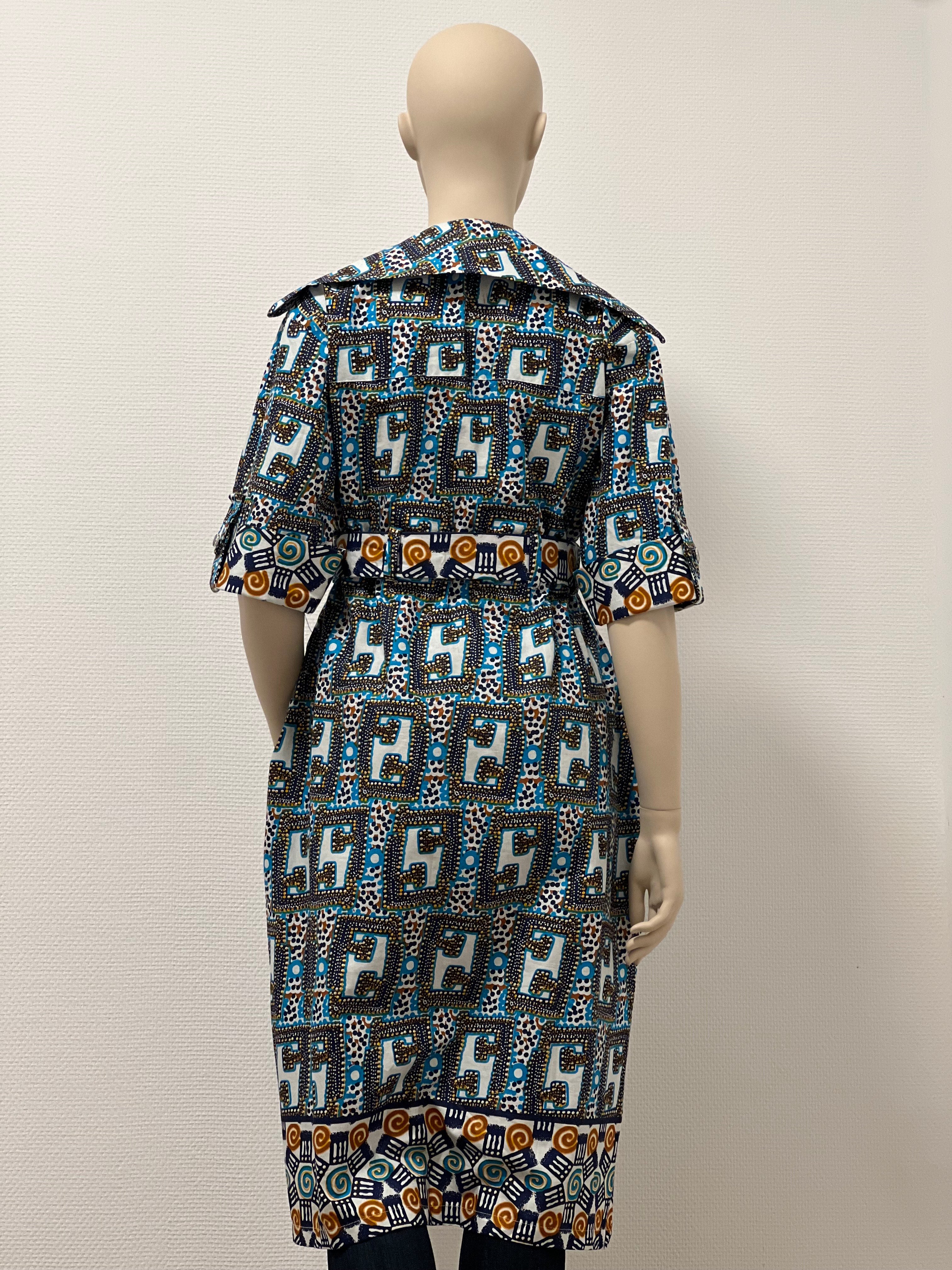 Soignée Mixed-Media Lapel Dress