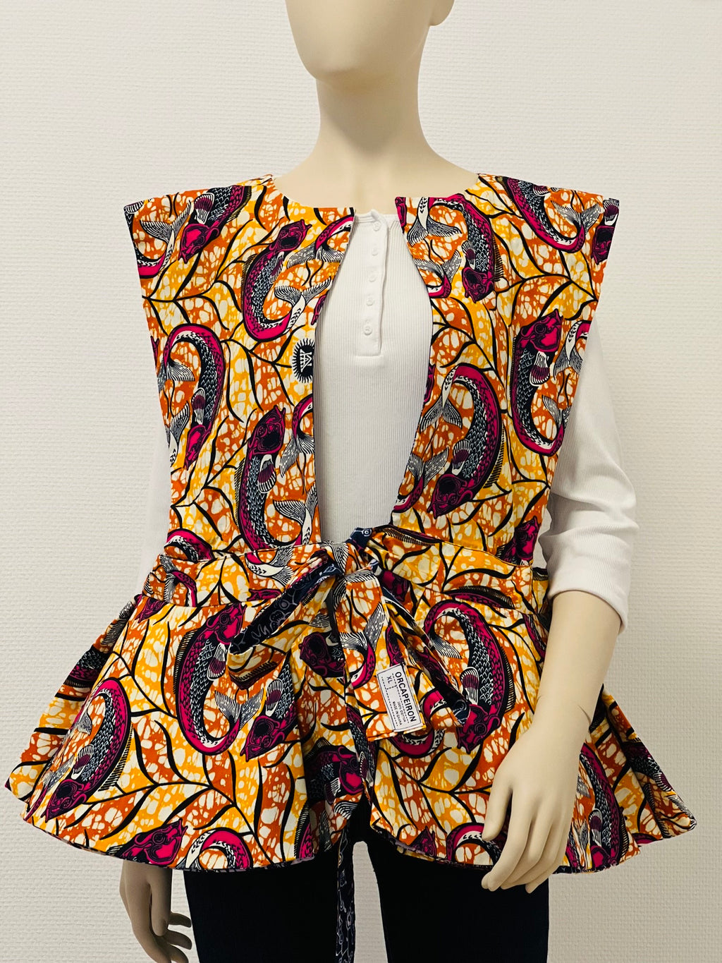 All-Season Reversible Peplum Vest