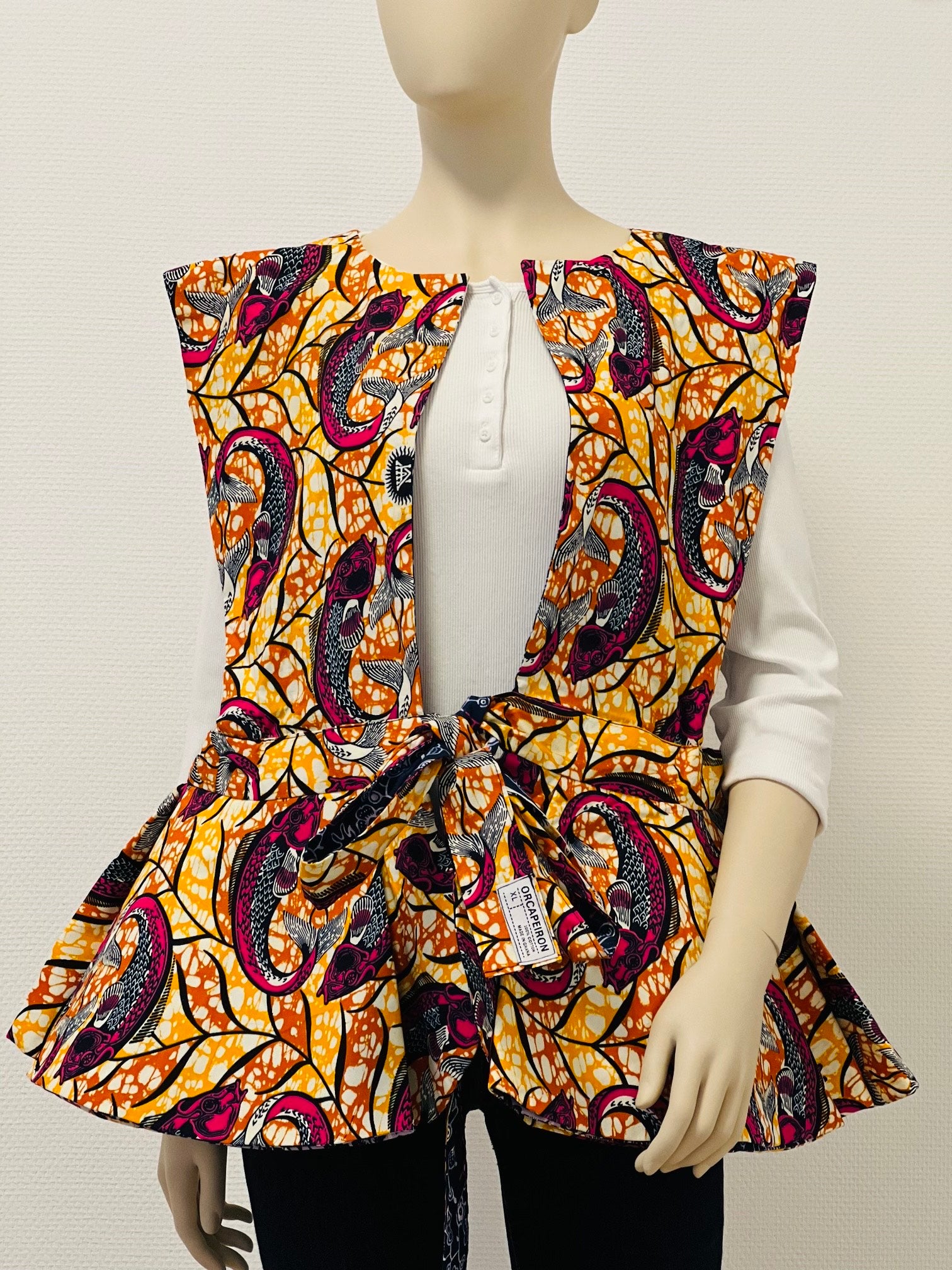 All-Season Reversible Peplum Vest