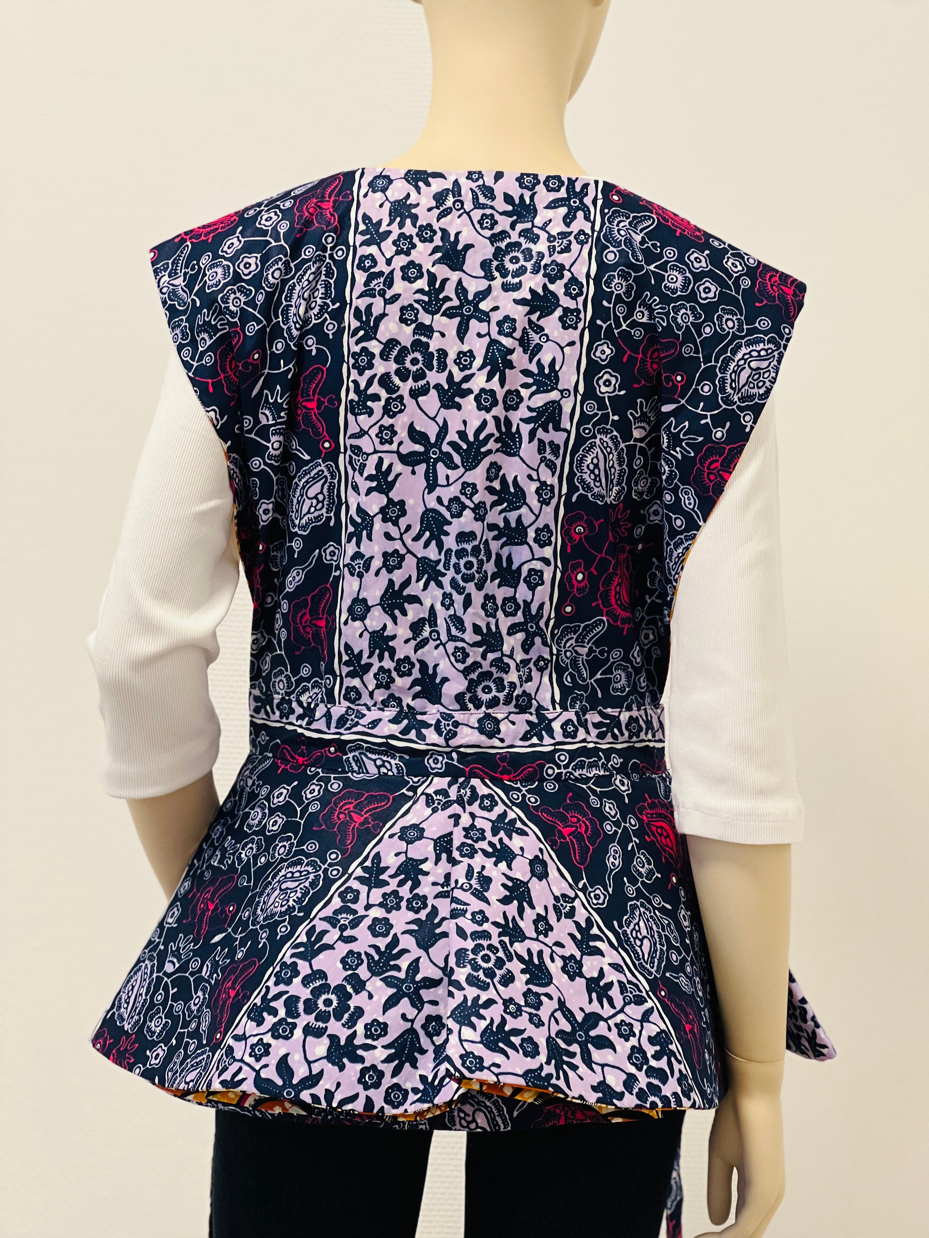 All-Season Reversible Peplum Vest