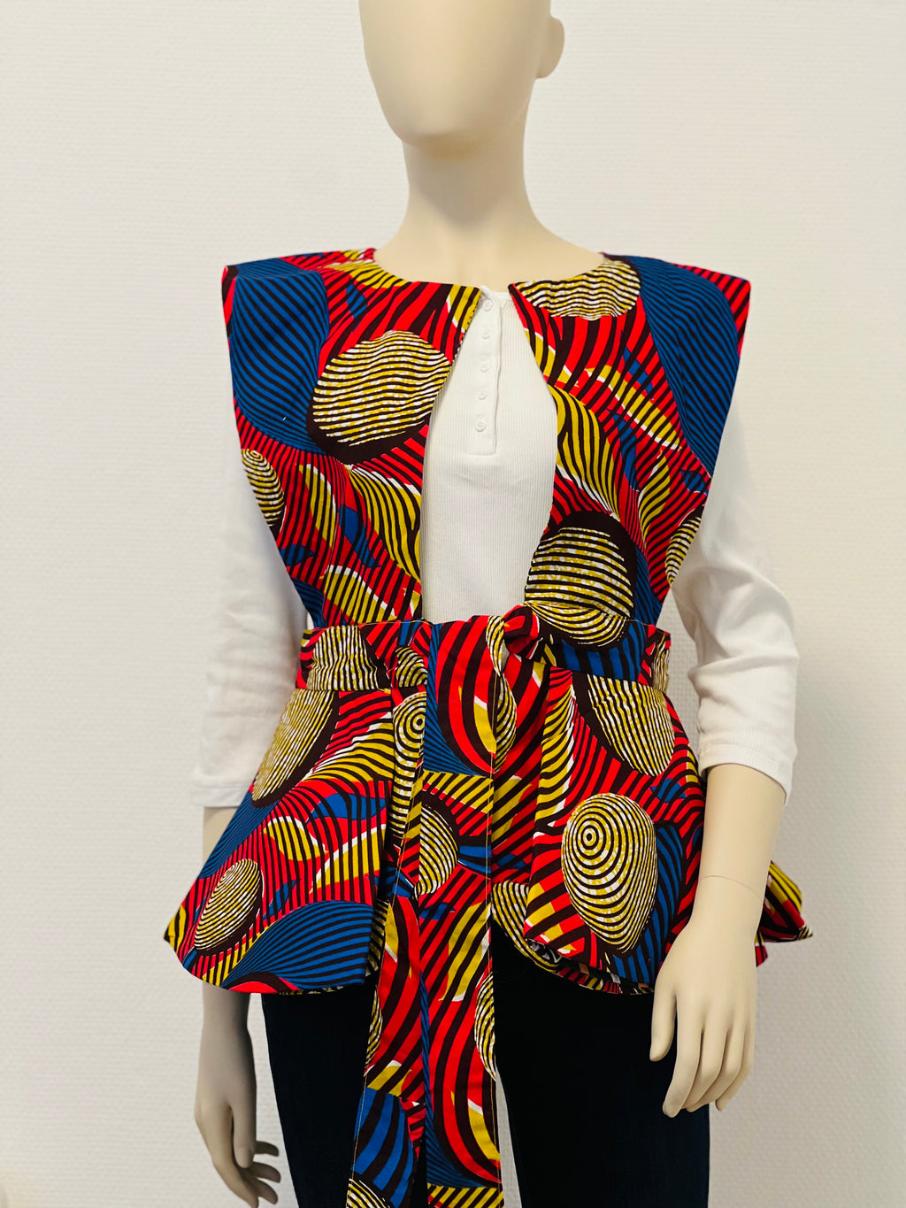 All-Season Reversible Peplum Vest
