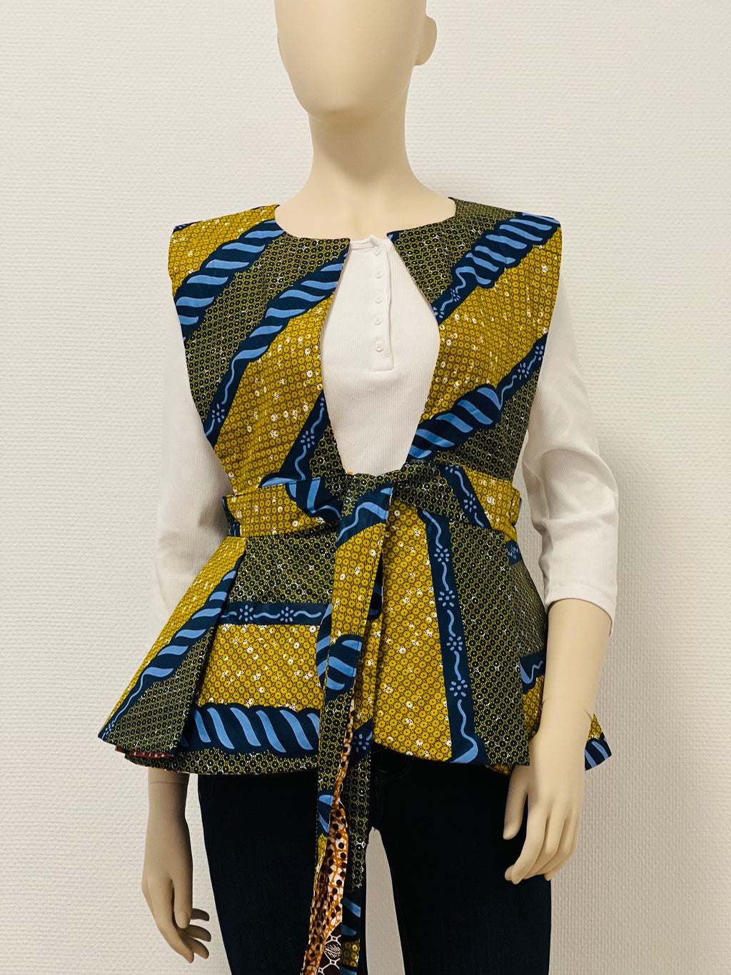 All-Season Reversible Peplum Vest