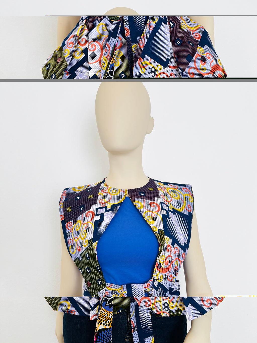All-Season Reversible Peplum Vest