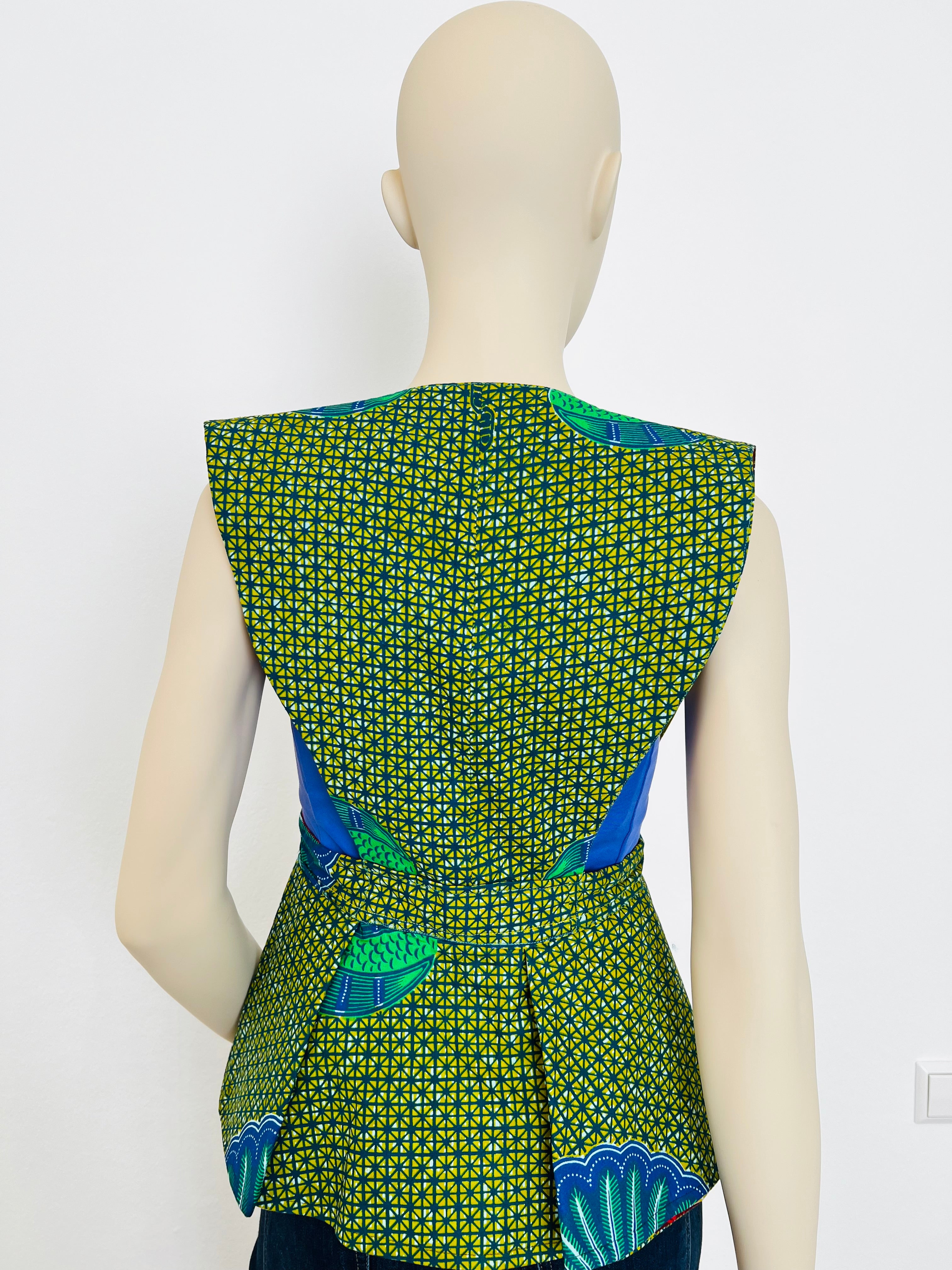 All-Season Reversible Peplum Vest