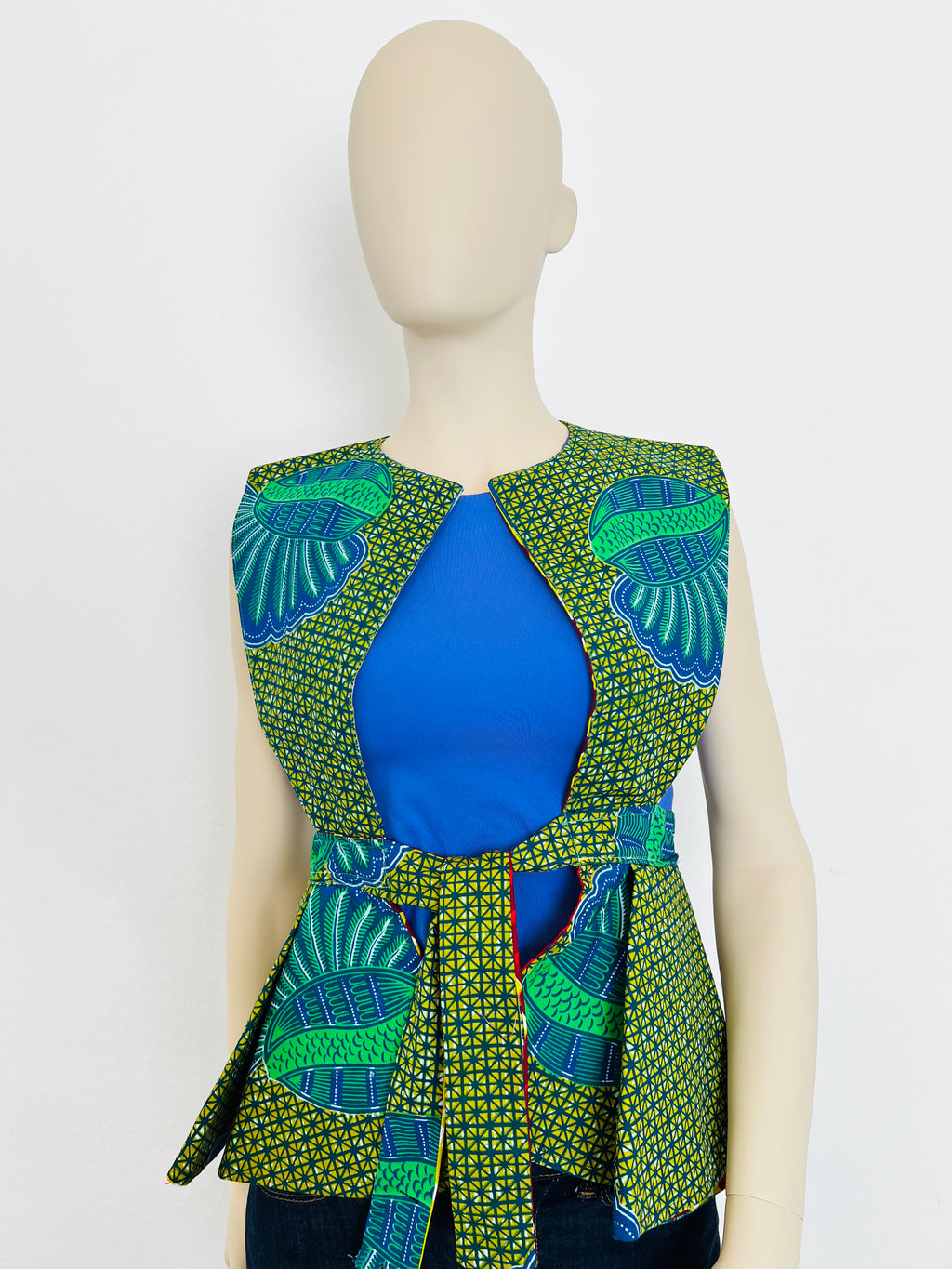 All-Season Reversible Peplum Vest